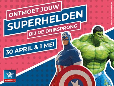 Ontmoet jouw favoriete superhelden!