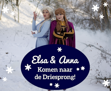 Sneeuwkoningin Elsa en prinses Anna kom naar de Driesprong!