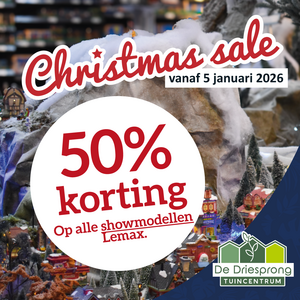 Vanaf 5 januari: Lemax showmodellen uitverkoop!