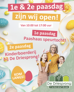 Vier Pasen bij De Driesprong!