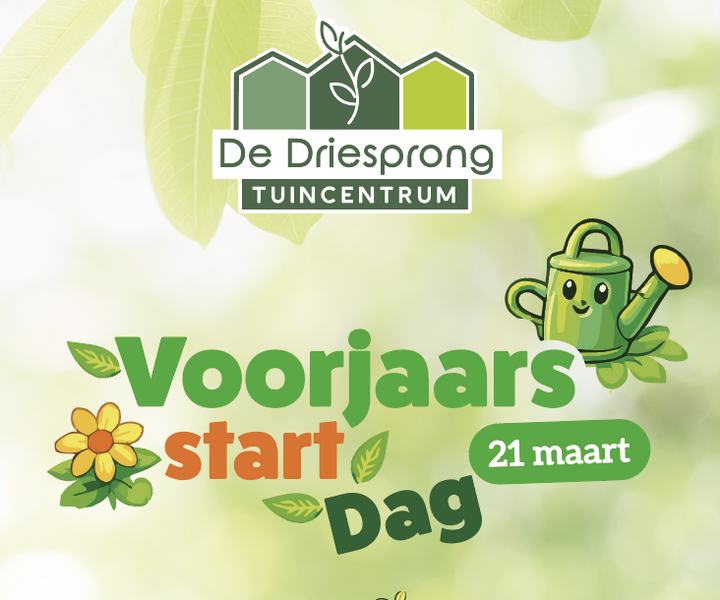 Voorjaarsstartdag – 21 maart bij Tuincentrum De Driesprong
