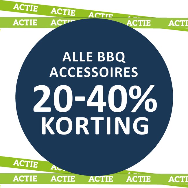 20-40% korting op alle BBQ accessoires