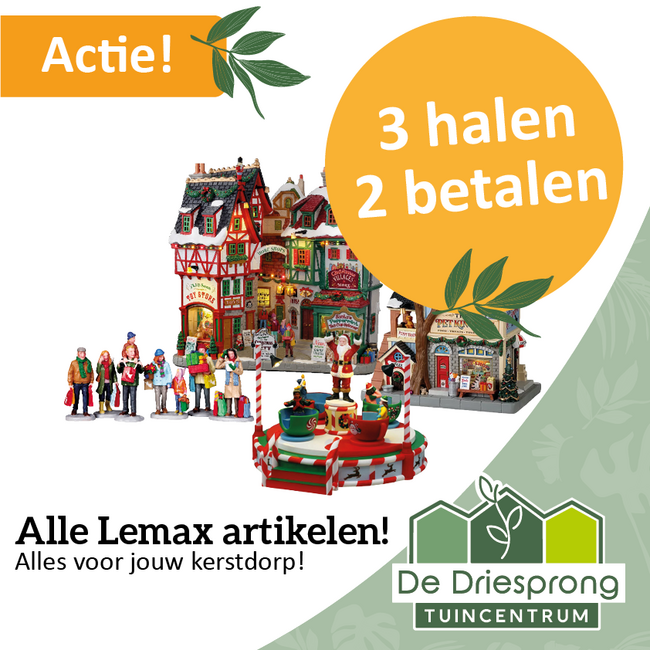 Alle Lemax artikelen! 3 halen 2 betalen!