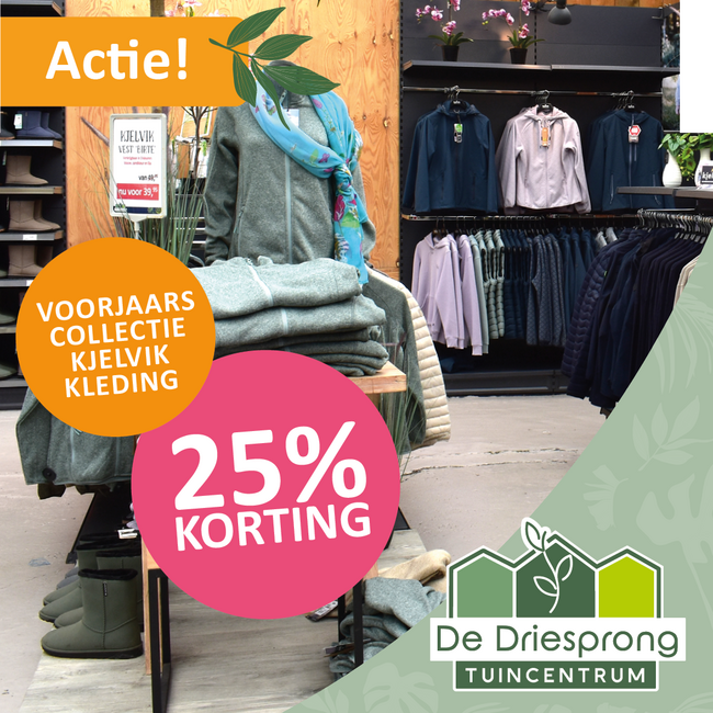 Alle voorjaarscollectie Kjelvik kleding 25% korting!