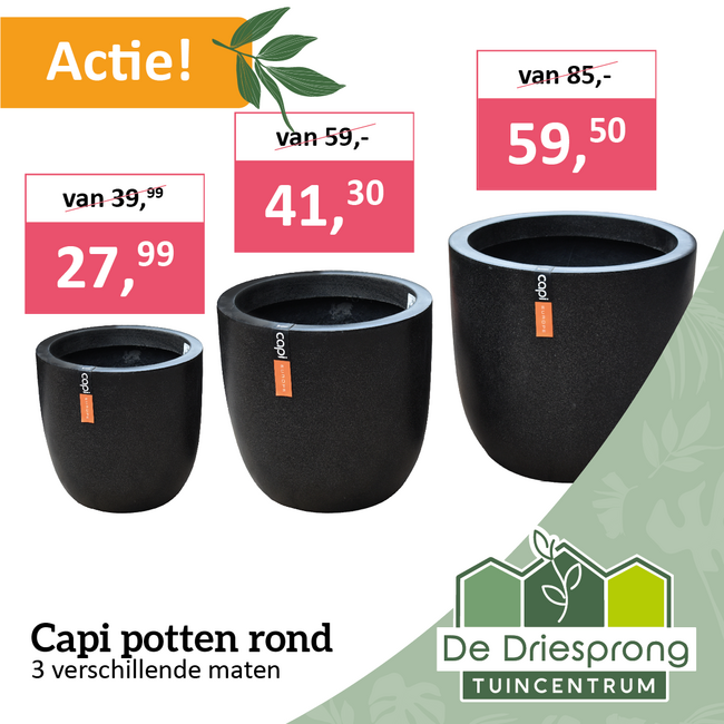 Capi potten rond