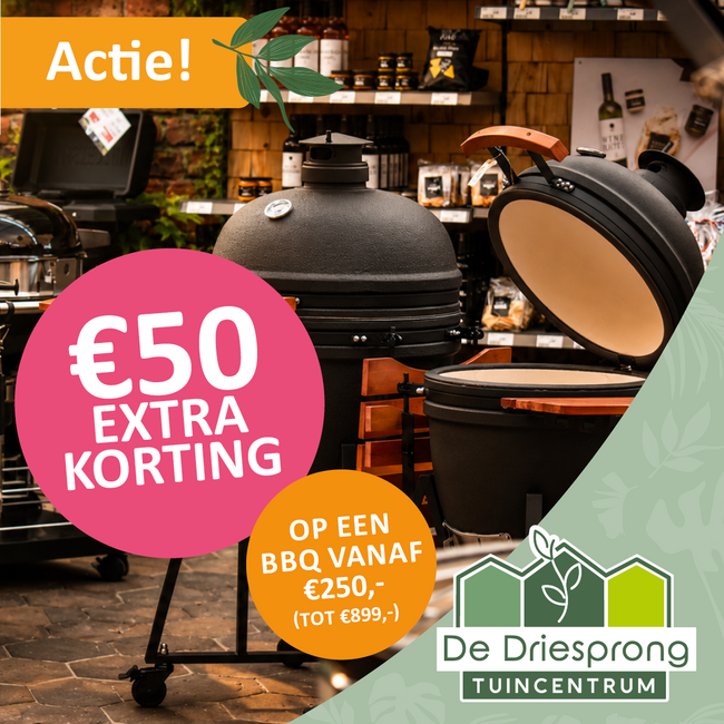 €50,- EXTRA korting op een BBQ!