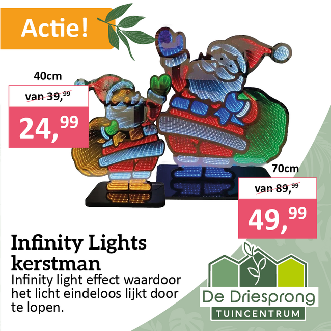 Infinity Lights kerstman