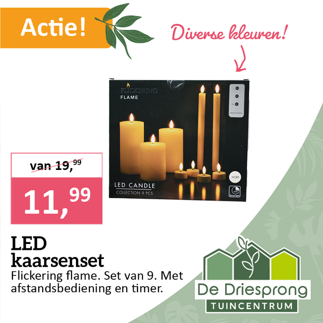 LED Kaarsenset