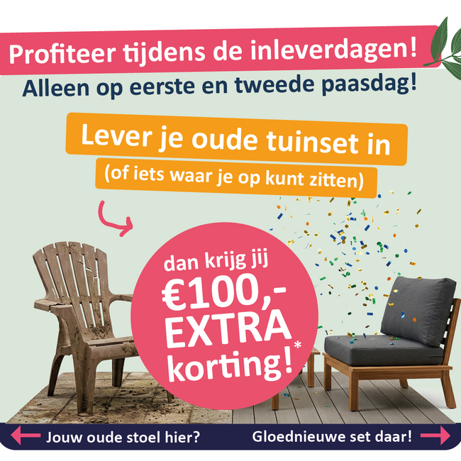 Profiteer tijdens de inleverdagen!