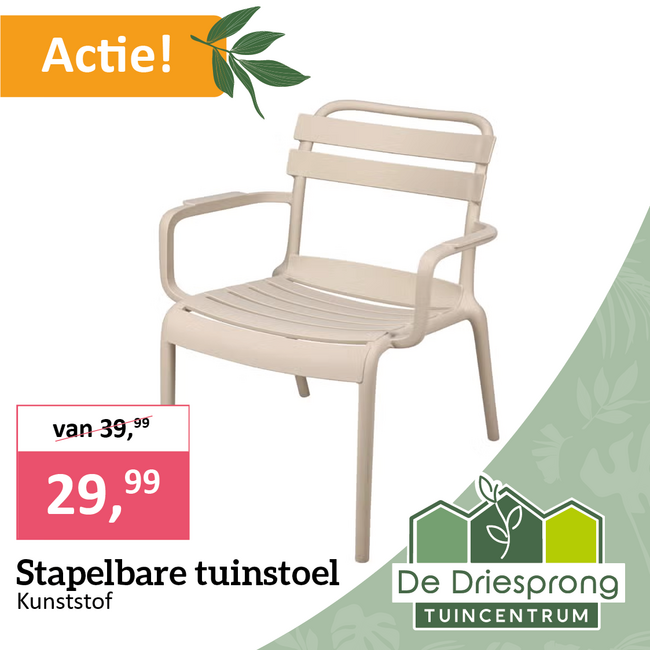 Stapelbare tuinstoel