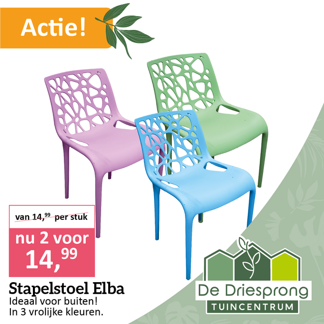 Stapelstoel Elba