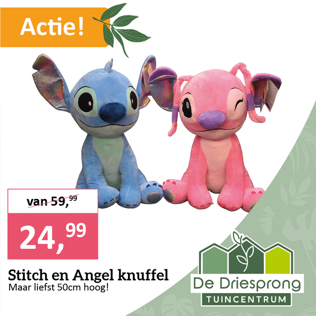 Stitch en Angel knuffel
