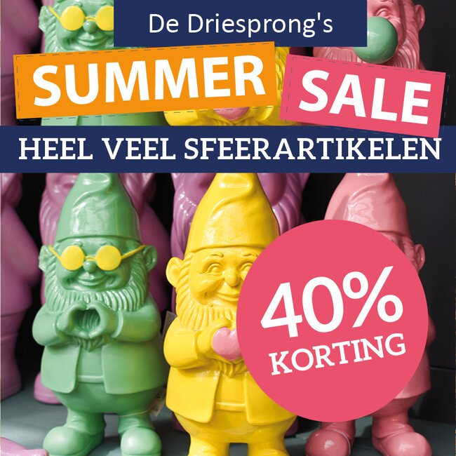 Summer sale heel veel sfeerartikelen met 40% korting!