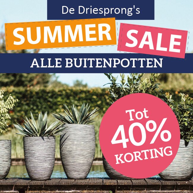 Summer Sale op alle buitenpotten!