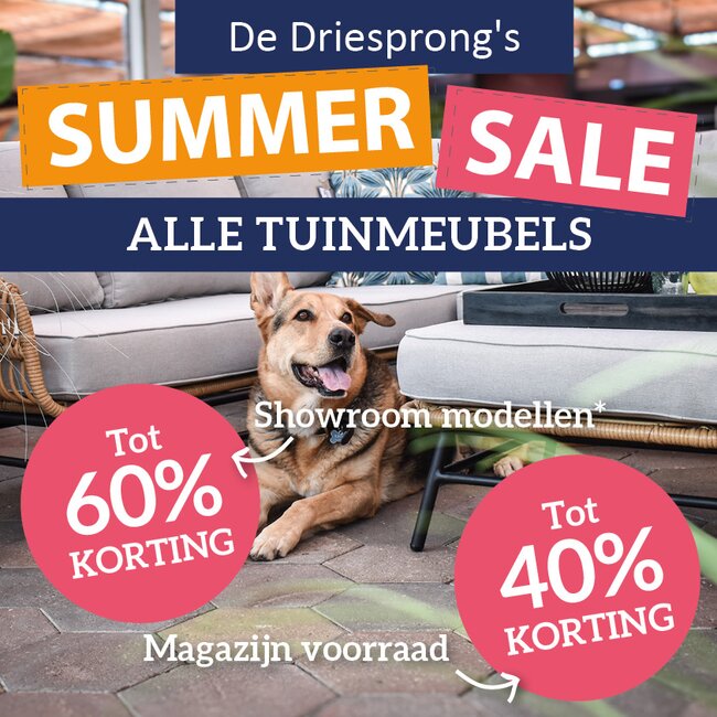 Summer Sale op alle tuinmeubelen!