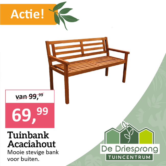 Tuinbank Acaciahout