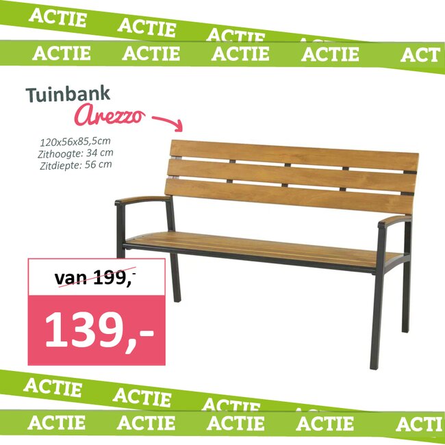 Tuinbank Arezzo