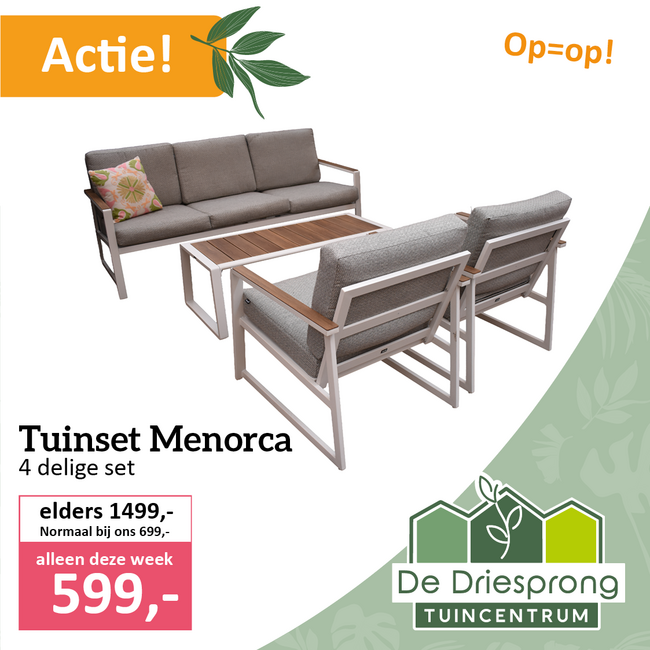 Tuinset Menorca