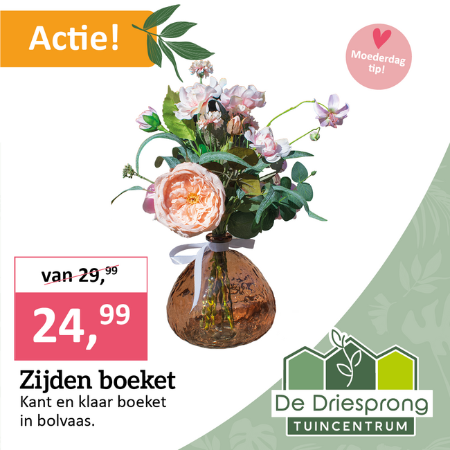 Zijden boeket