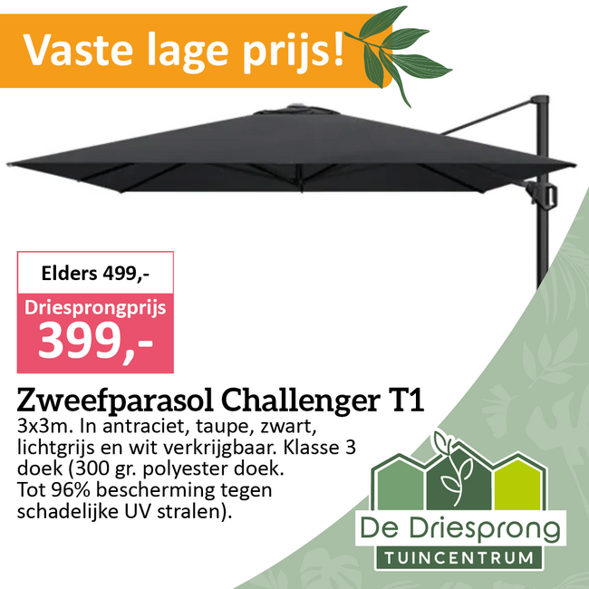 Zweefparasol Challenger T1