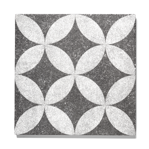 GeoProArte® Dark Grey Flower