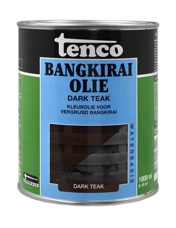 Tenco bangkirai olie waterbasis dark teak