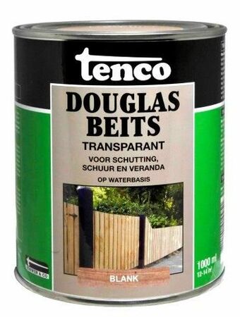Tenco Douglas houtbeits transparant blank - afbeelding 1